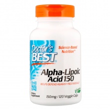  Doctors Best  Alpha Lipoic Acid 150 mg 120 